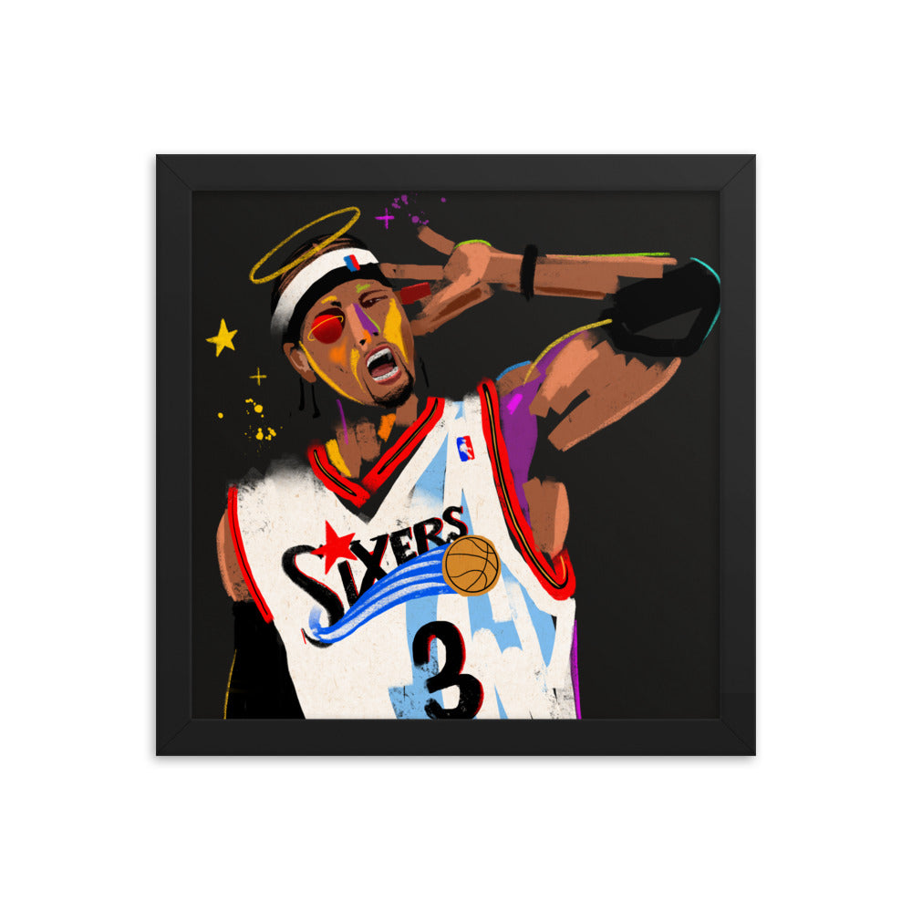 Iverson Loosie Framed poster