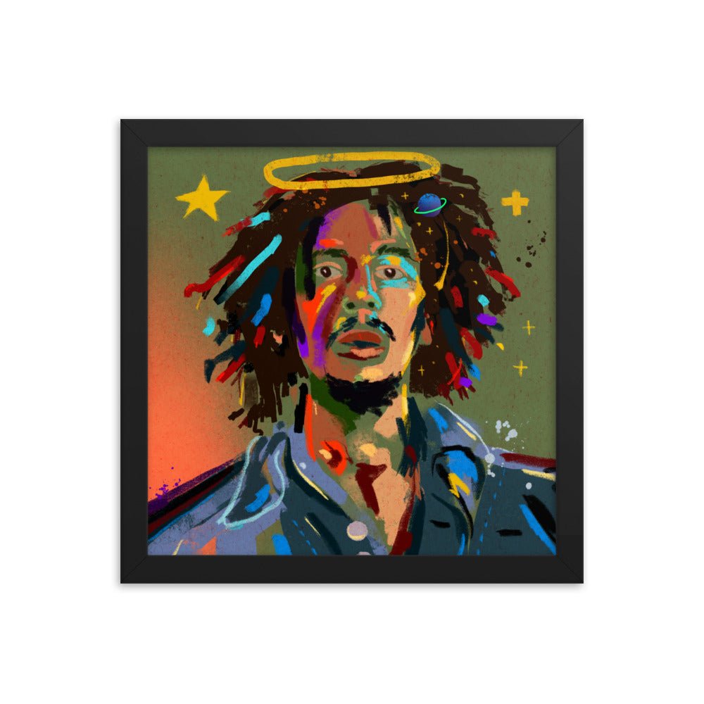 Bob Marley Loosie Framed Print