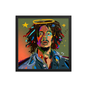 Bob Marley Loosie Framed Print