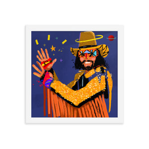 Macho Man Loosie Framed Print