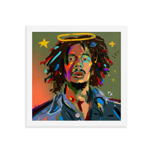 Bob Marley Loosie Framed Print