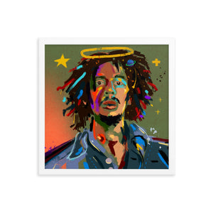 Bob Marley Loosie Framed Print
