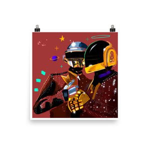 Daft Punk Loosie Print