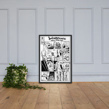Load image into Gallery viewer, Junkyard Samurai &quot;Heist&quot; Framed poster

