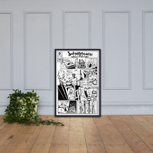 Junkyard Samurai "Heist" Framed poster