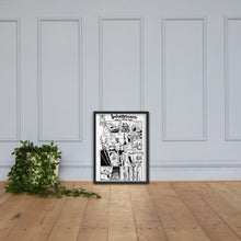 Load image into Gallery viewer, Junkyard Samurai &quot;Heist&quot; Framed poster
