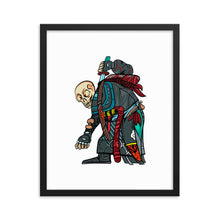 Load image into Gallery viewer, Junkyard Skeleton Framed poster
